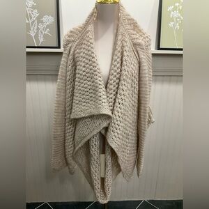 Anthropologie Sleeping on Snow Oversized Mohair Knit Cardigan Medium Italy